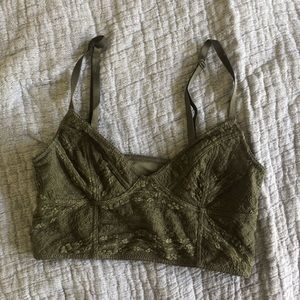 Free People Olive Bralette